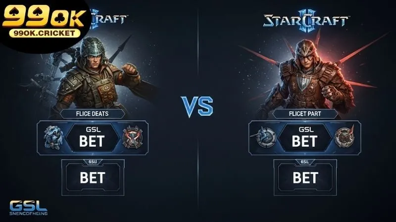 Hướng dẫn tham gia cá cược giải GSL StarCraft II tại 99OK